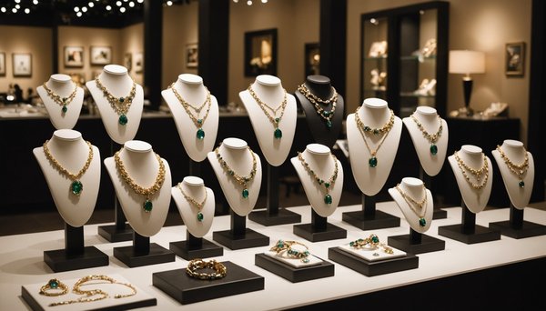 Les meilleures options de présentoirs à bijoux pour boutiques